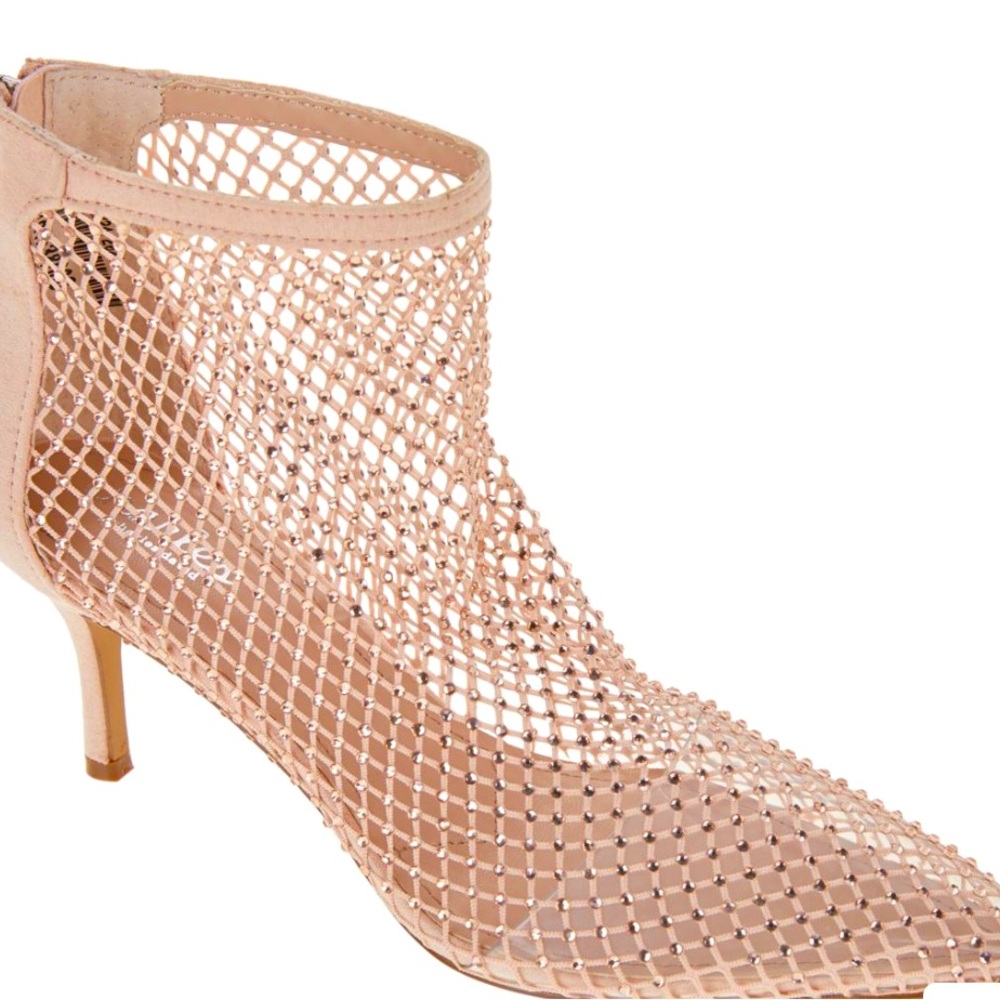 Charles by Charles David Rose Gold Mesh Bootie